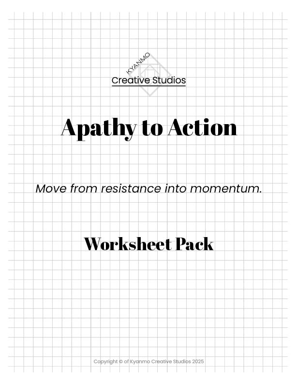Apathy to Action Worksheets
