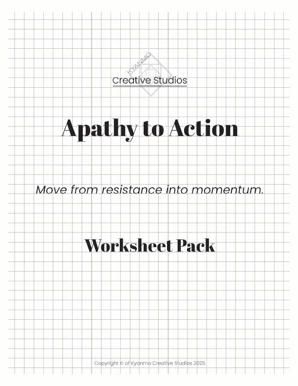 Apathy to Action Worksheets