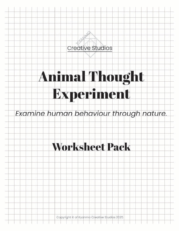 Animalism Thought Experiment Worksheets