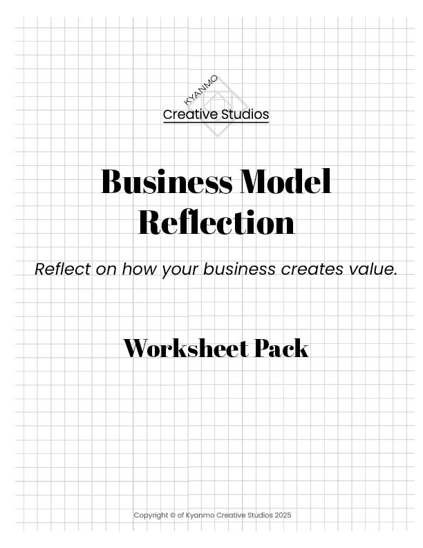 Business Model Reflection Grid Worksheets