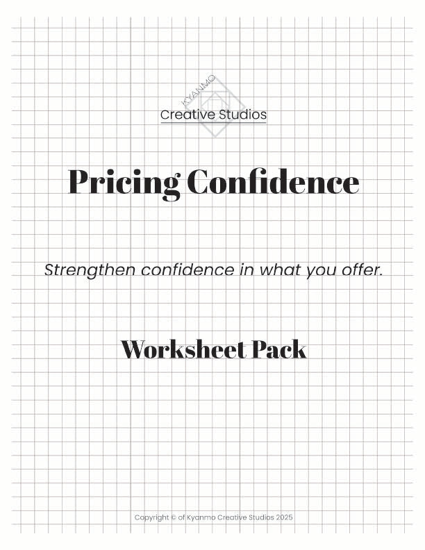 Pricing Confidence Worksheets