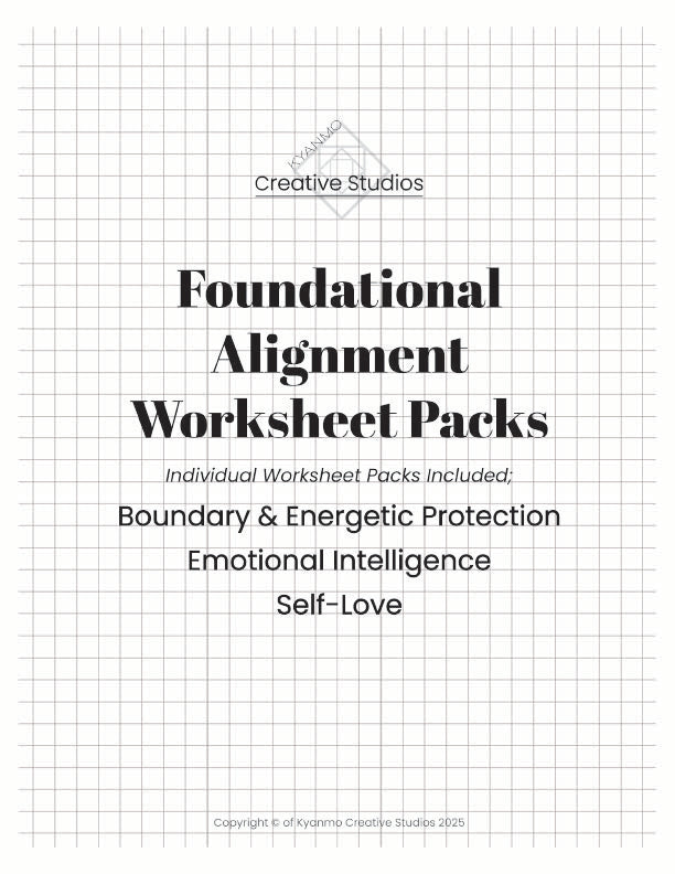 Foundational Alignment Worksheet Pack