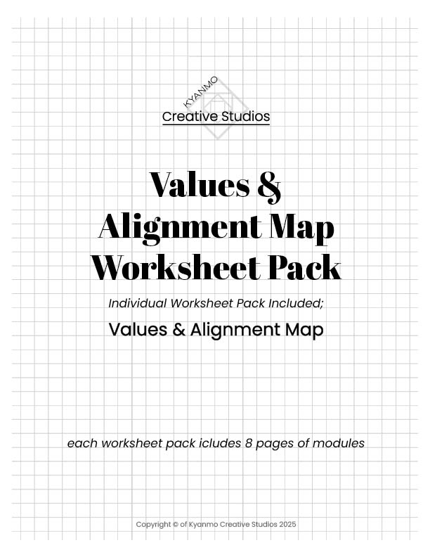 🌿 Values & Alignment Map Worksheet Pack