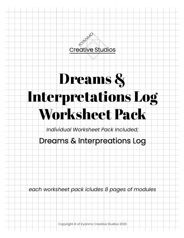 🎨 Dreams & Interpretation Worksheet Pack