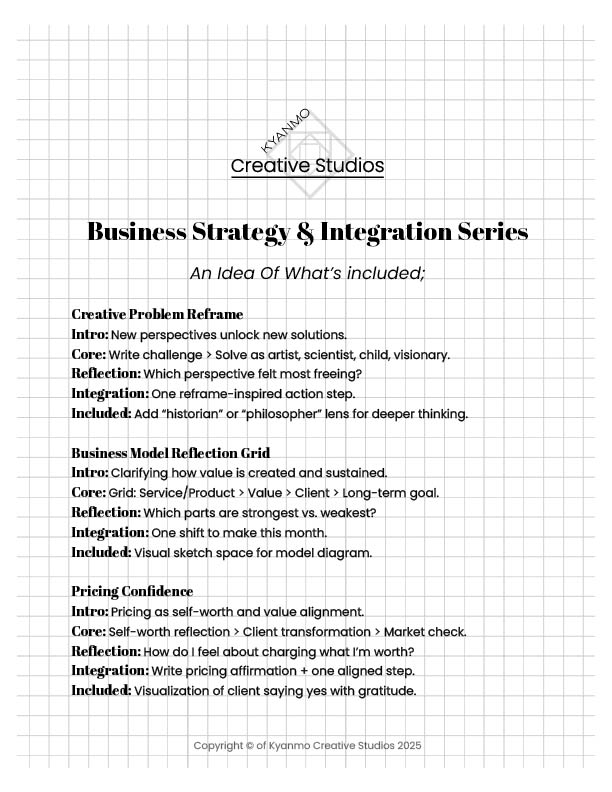 Business Strategy & Integration Series