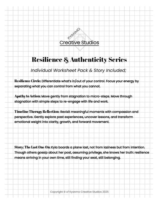 π« Resilience & Authenticity Series