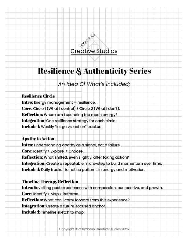 🛫 Resilience & Authenticity Series