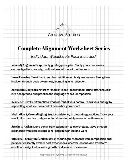 π Complete Alignment Worksheet Series