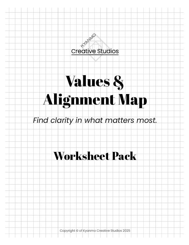 Values & Alignment Map Worksheets