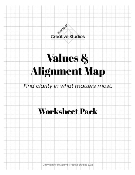 Values & Alignment Map Worksheets