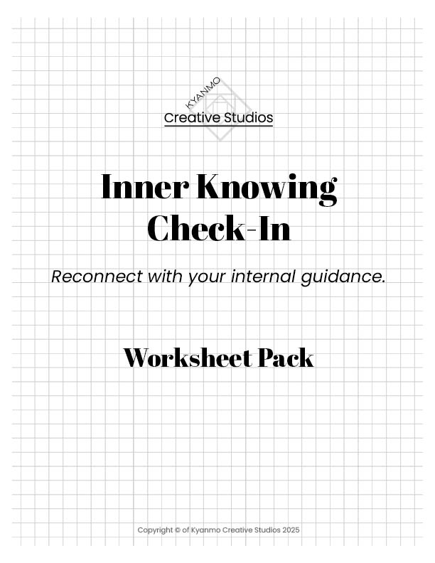Inner Knowing Check-In Worksheets