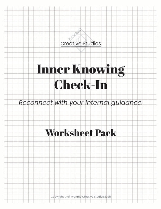 Inner Knowing Check-In Worksheets