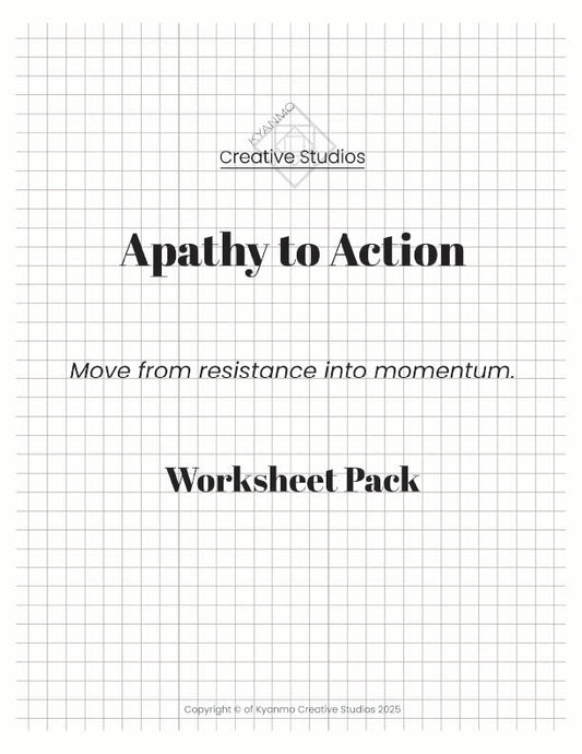 Apathy to Action Worksheets