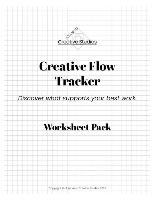 Creative Flow Tracker Worksheets