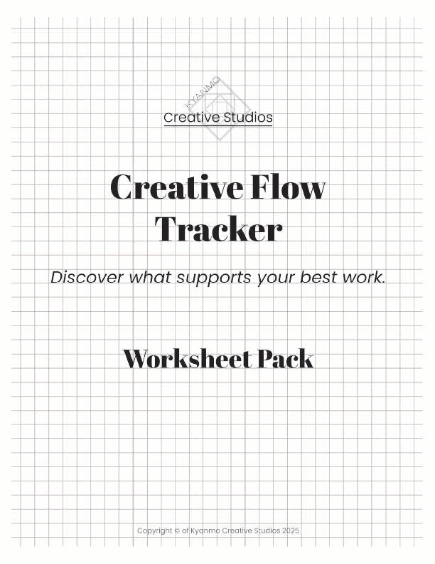 Creative Flow Tracker Worksheets