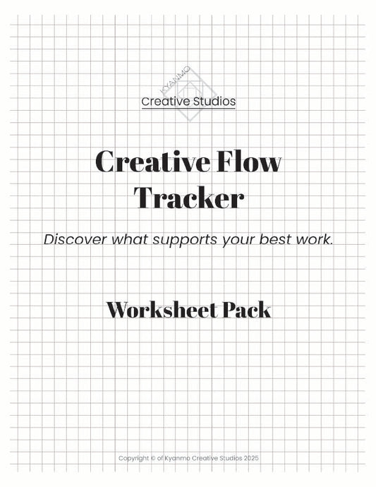 Creative Flow Tracker Worksheets