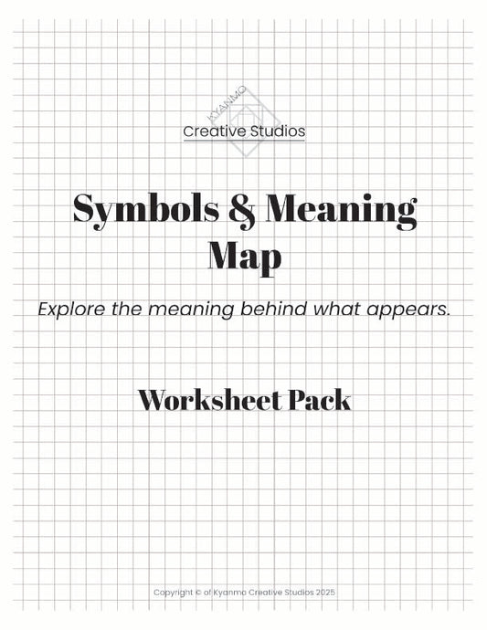 Symbols & Meaning Map Worksheets