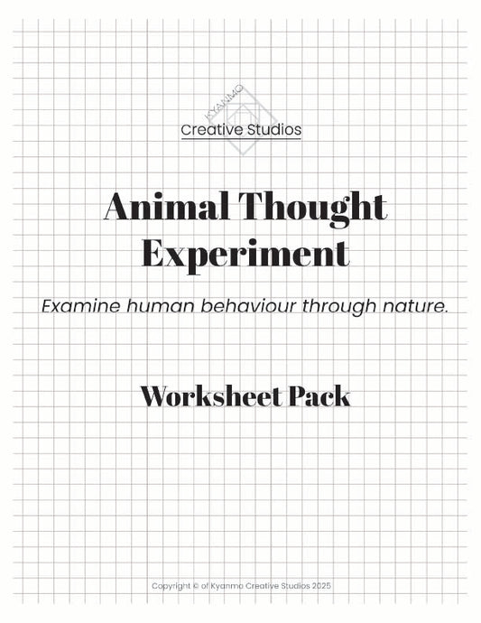 Animalism Thought Experiment Worksheets