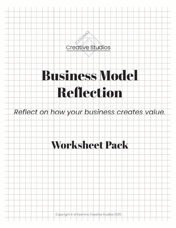 Business Model Reflection Grid Worksheets