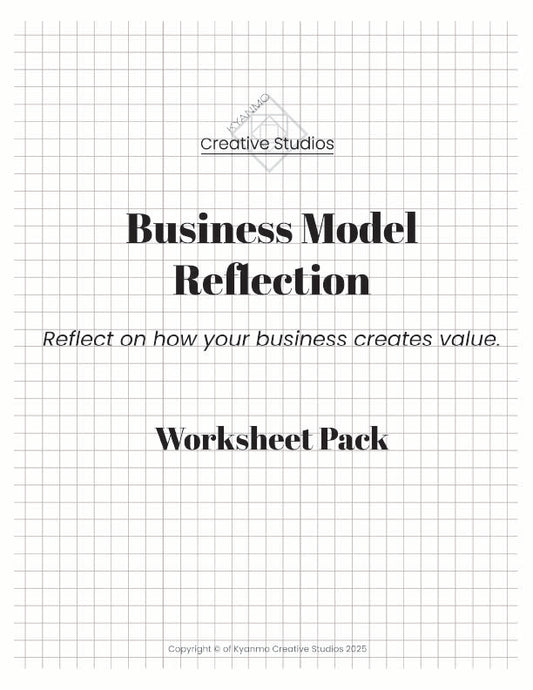 Business Model Reflection Grid Worksheets