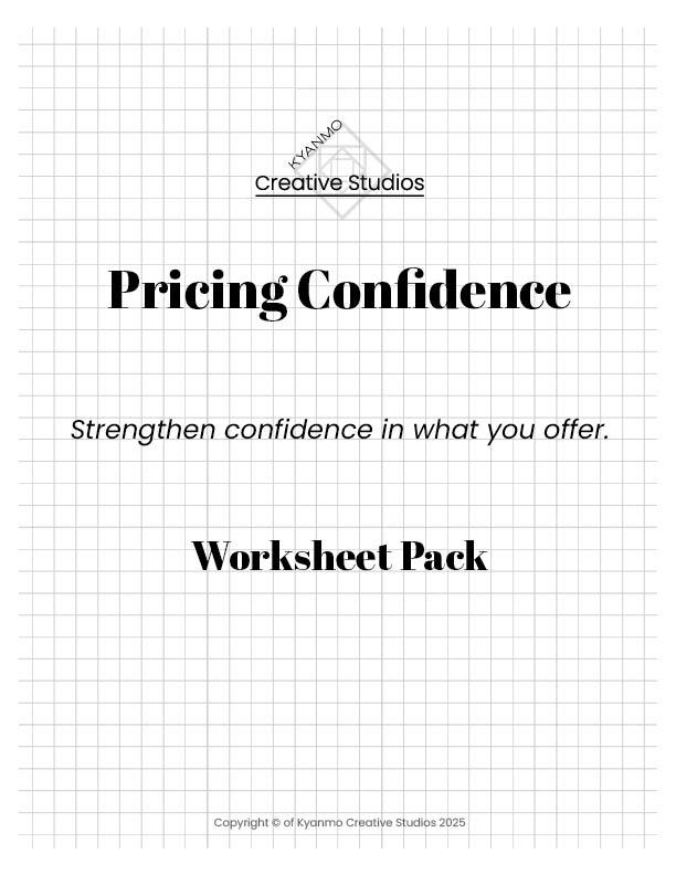 Pricing Confidence Worksheets