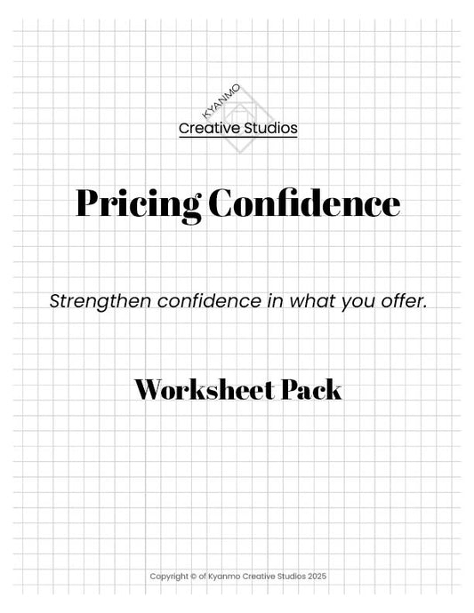 Pricing Confidence Worksheets