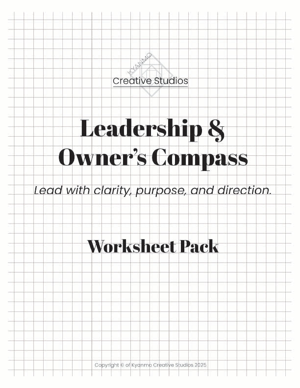 Leadership & Owner's Compass Worksheets