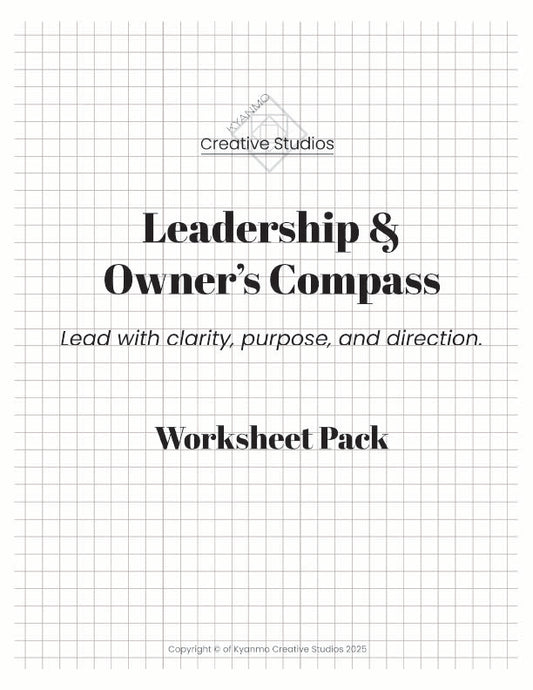 Leadership & Owner's Compass Worksheets