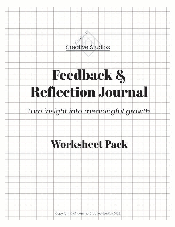 Feedback & Reflection Journal Worksheets