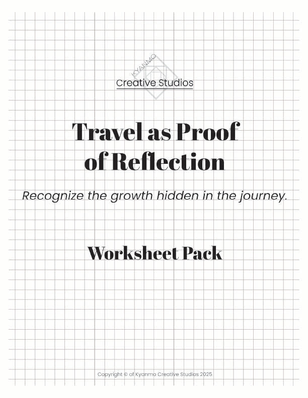 Travel as Proof Reflection Worksheets