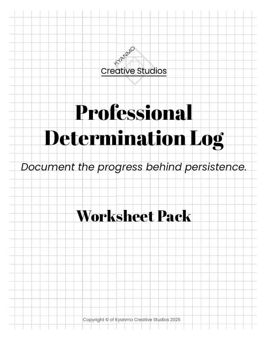 Professional Determination Log Worksheets