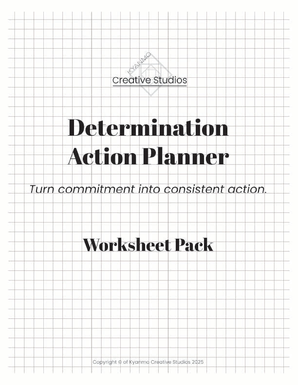 Determination Action Planner Worksheets
