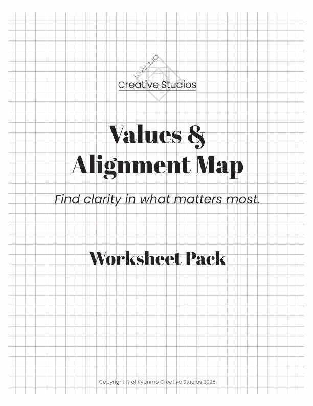 Values & Alignment Map Worksheets
