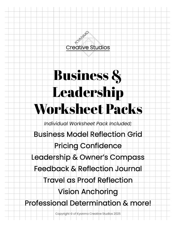 🚀 Business & Leadership Worksheet Pack