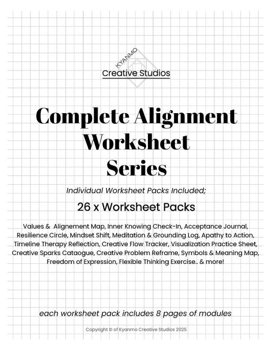🌟 Complete Alignment Worksheet Series