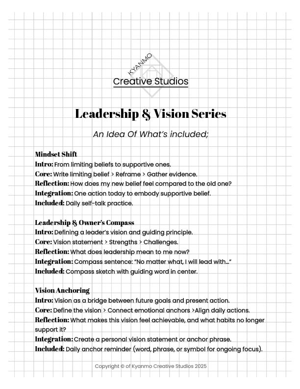🚀 Leadership & Vision Series