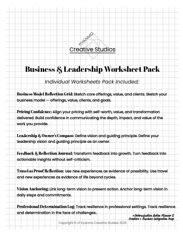 🚀 Business & Leadership Worksheet Pack