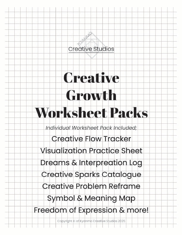 Creative Growth Worksheet Pack