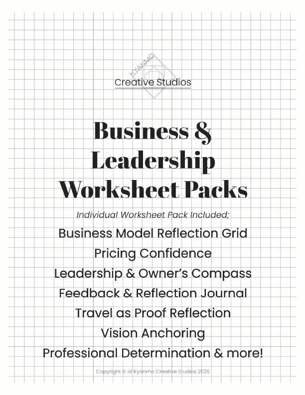 Business & Leadership Worksheet Pack